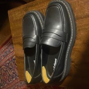 Black Chunky Loafers